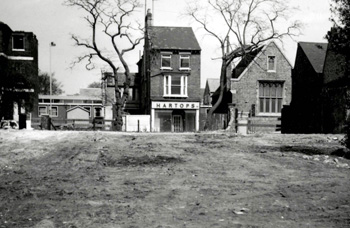 The site of Saint Mary's Rectory about 1973
